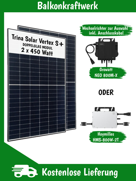 800 Watt balcony power station, including delivery