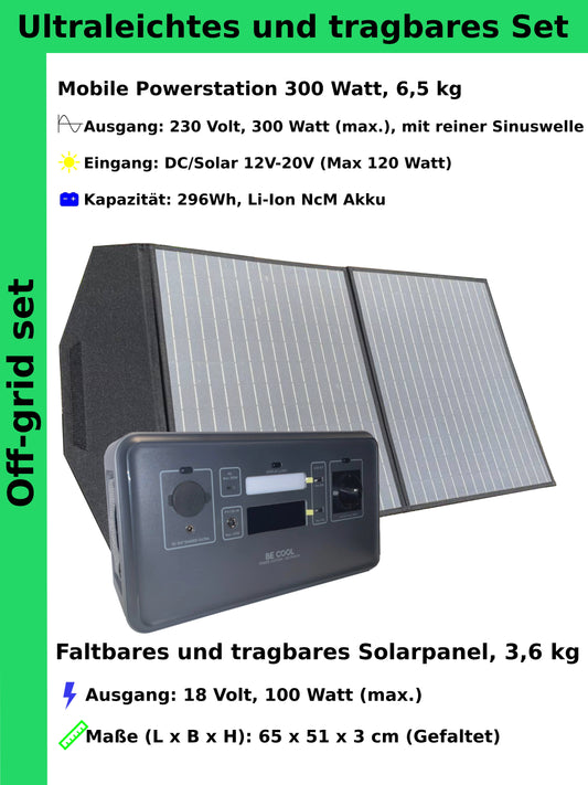 PV Outdoor/ Fishing/ Camping Set (Off-grid)