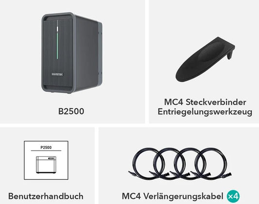 BEFA balcony power station 800 watts with a 2.24 kWh storage (Marstek), including delivery