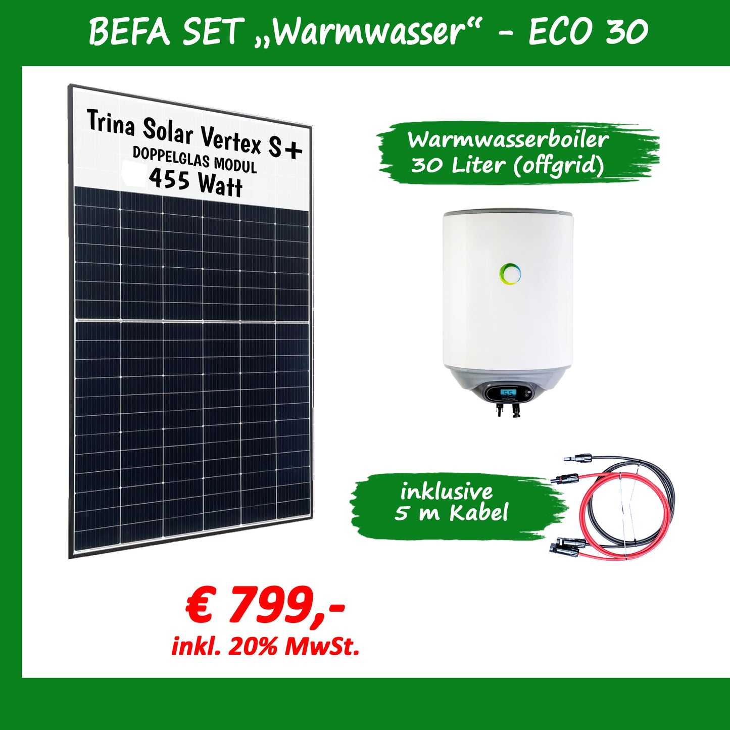 BEFA SET „WARMWASSER“ – ECO 30