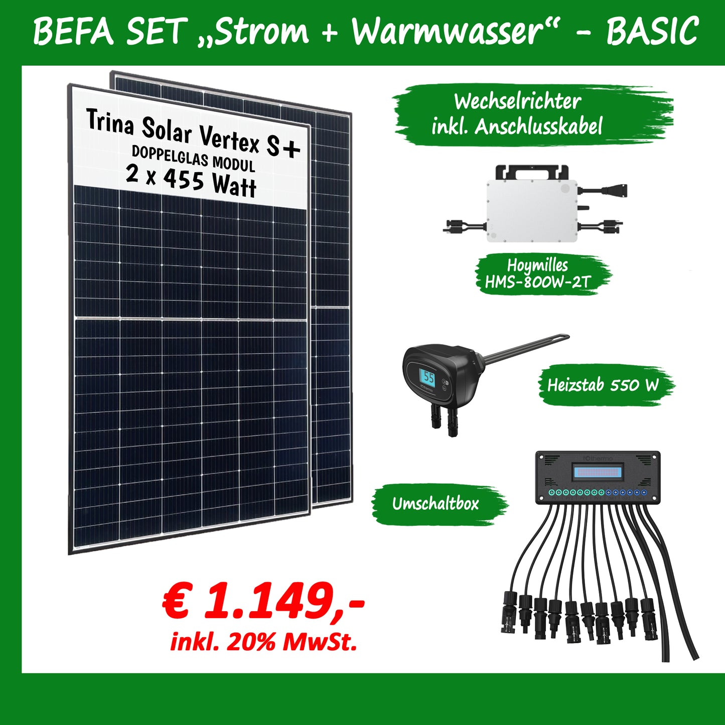 BEFA SET HYBRID „STROM & WASSER“ – BASIC