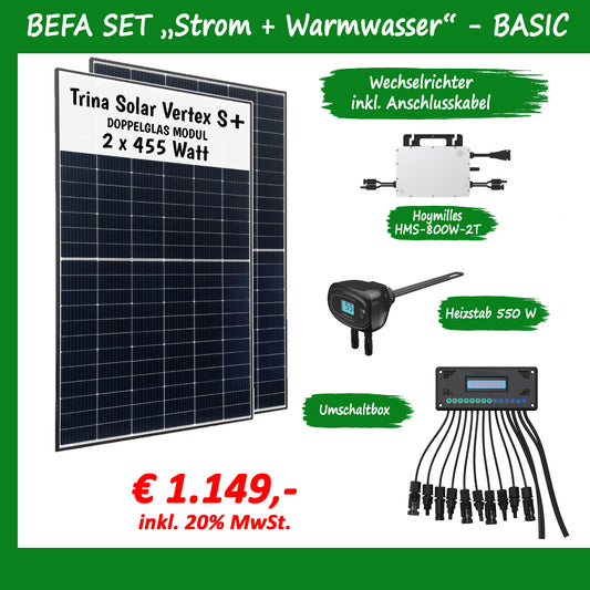 BEFA SET HYBRID „STROM & WASSER“ – BASIC