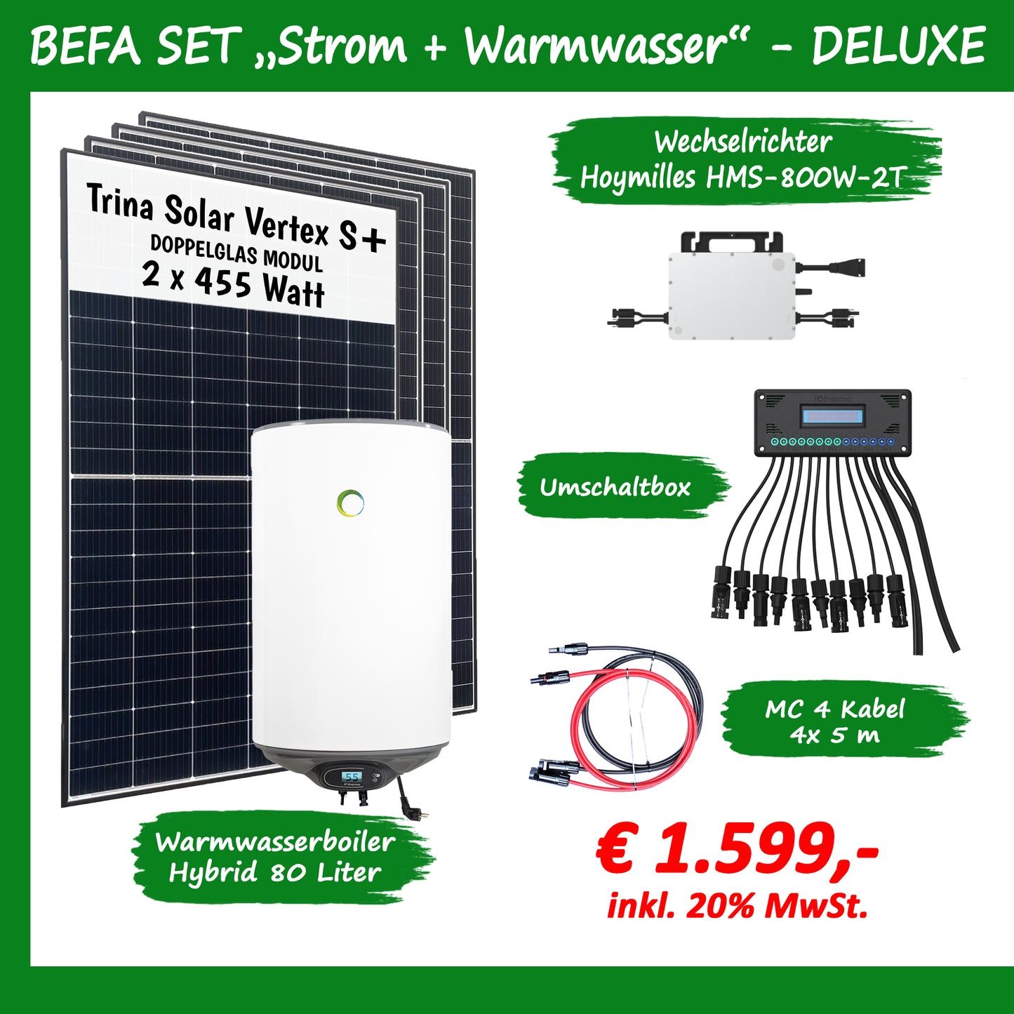 BEFA SET HYBRID „STROM & WASSER“ – DELUXE