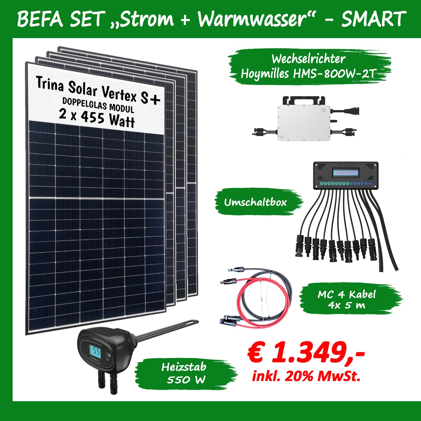 BEFA SET HYBRID „STROM & WASSER“ – SMART