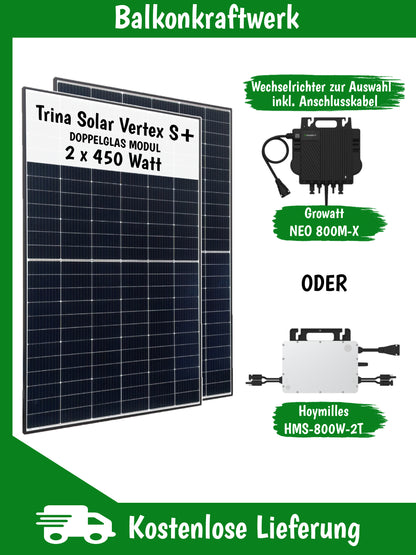 800 Watt Balkonkraftwerk, inkl. Lieferung