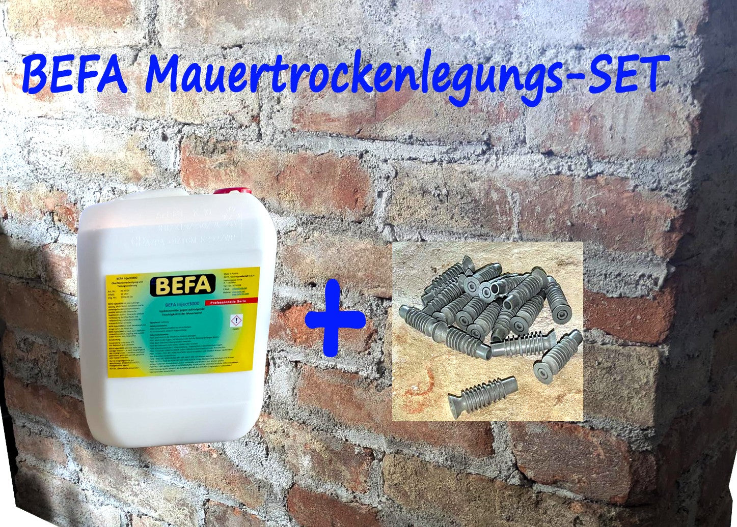 Mauertrockenlegung BEFA Produkte