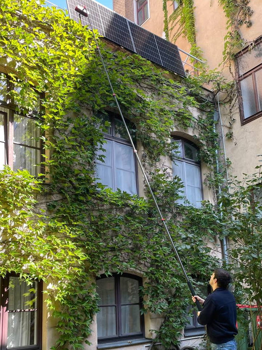 Complete photovoltaic cleaning set