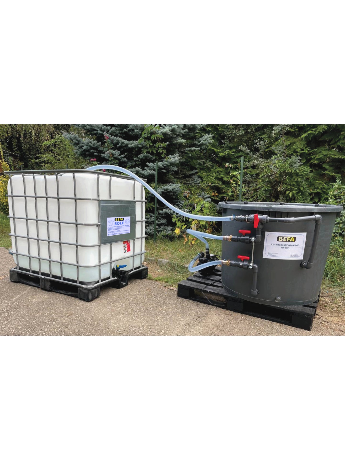 Brine mixing tank 500 liters BSP-500